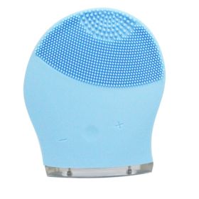 silicon gel cleanser (Option: Bule)